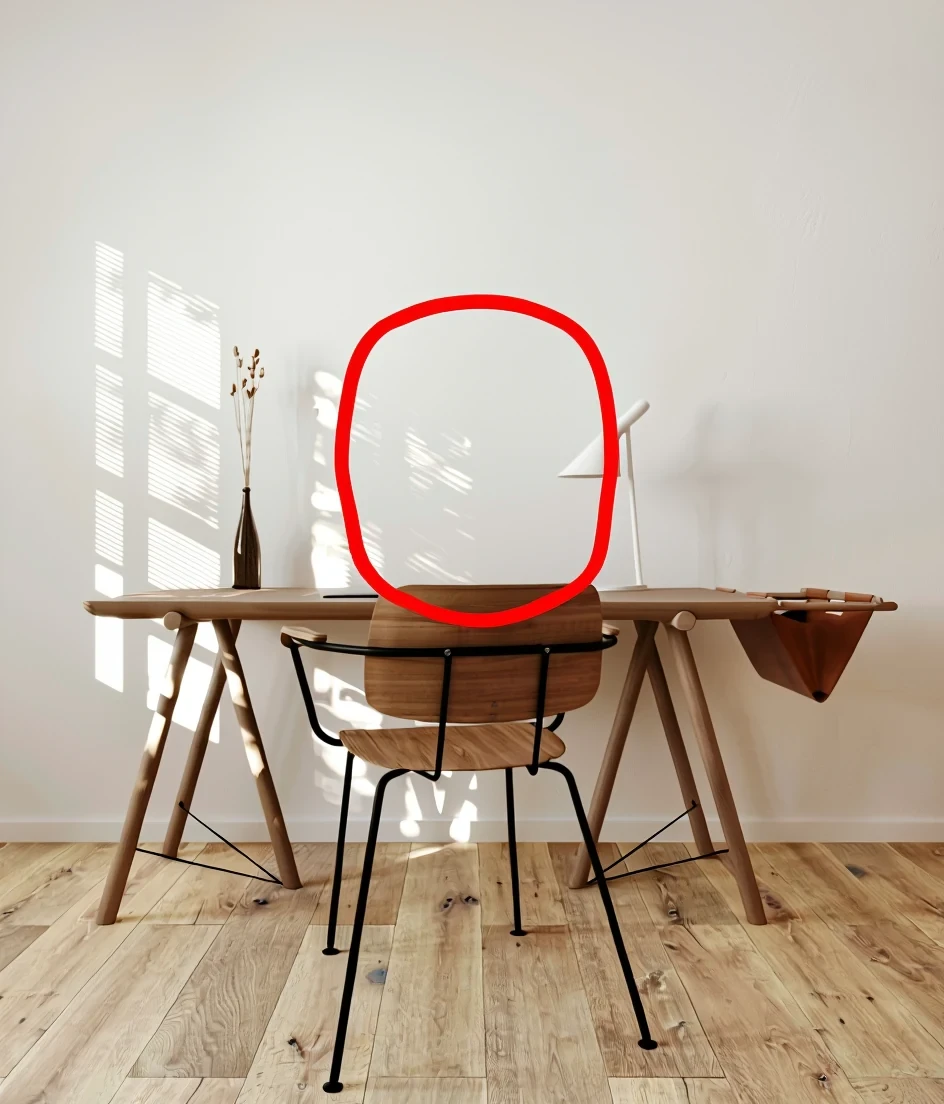 OmniGen2 result for Insert the toy in the red circle from the second image into the red circle in the first image.