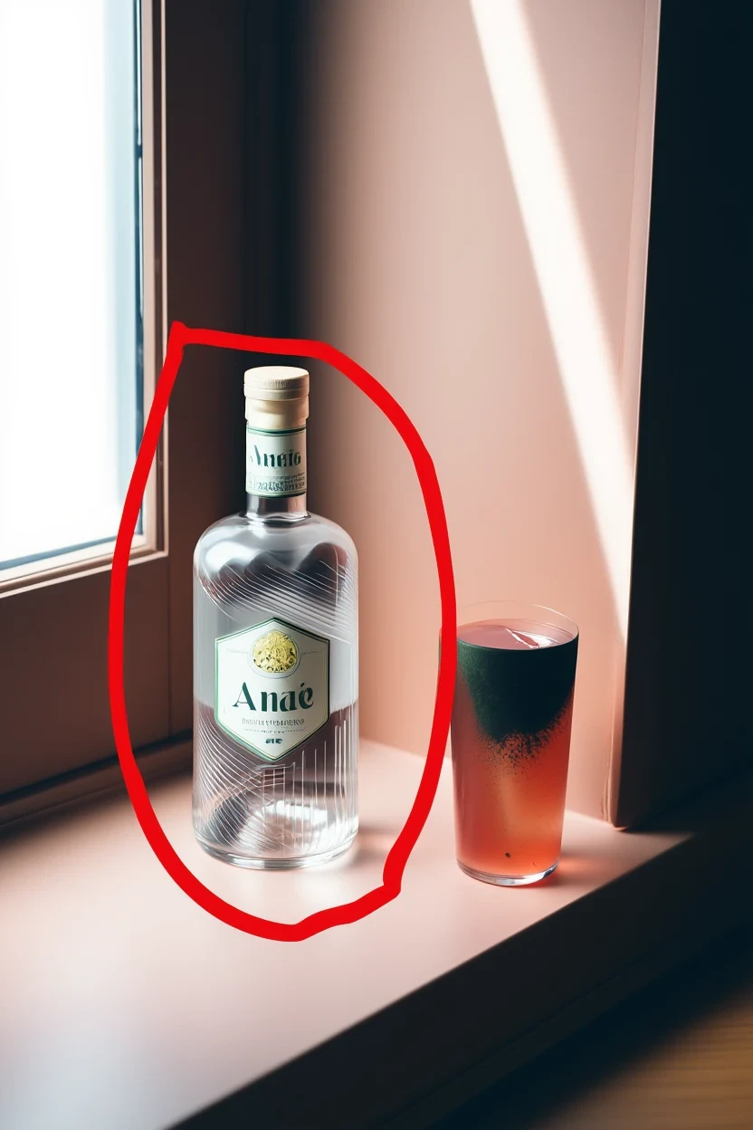 OmniGen2 result for Make the object in the red circle of the first image have the same material as the box in the red circle of the second image.