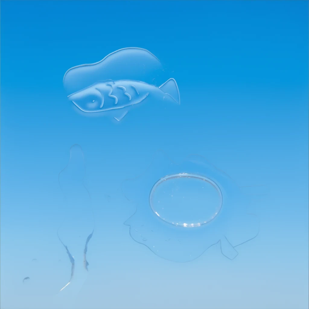 Qwen-Edit-2509 result for Fish, turtle, and seaweed in the ocean world. Render them realistically.
